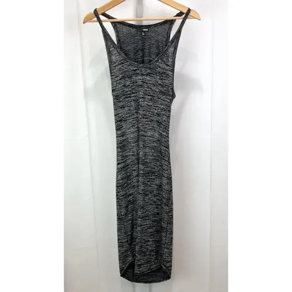 Aritzia Dresses | Wilfred Free Size M Aritzia Yasmin Racerback Tank Dress Cutout Back Heather Gray | Color: Gray | Size: M | Threeflatfinds's Closet